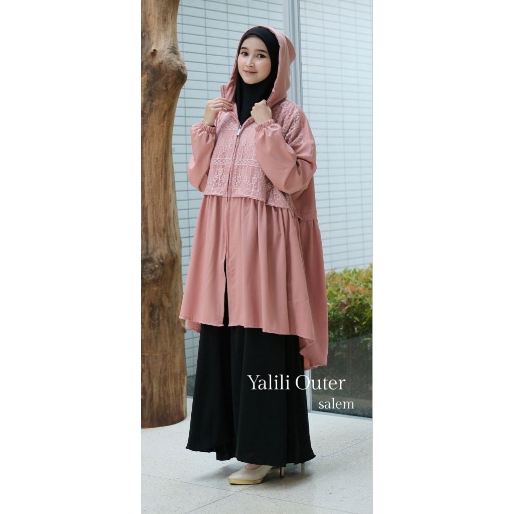 (READY CASHBACK) OUTER YALILI JACKET SYARI MUSLIMAH DALANOVA