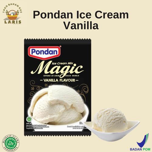 

[oddsolshop] pekanbaru/Pondan Magic Ice Cream Mix Vanilla 75GR Bubuk Es Krim Rasa Vanila Putih