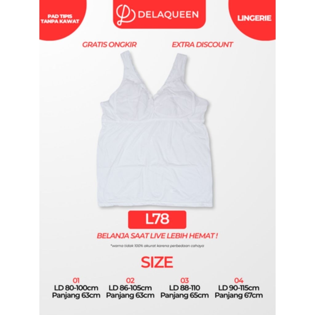 Delaqueen | Camisole Big Size . L78
