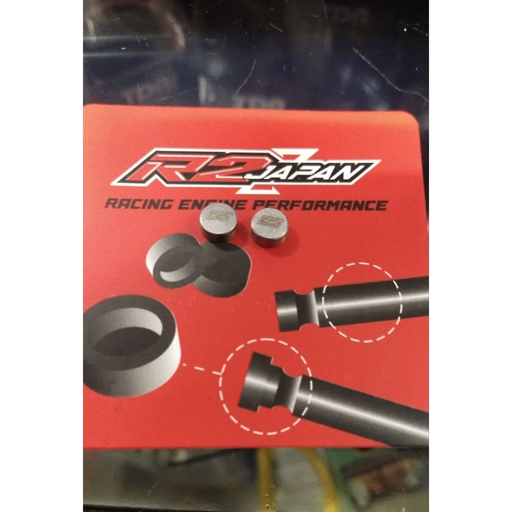 SIM KLEP TOPI KELEP BATANG 5mm SET(2 BIJI) MERK R2JAPAN RACING