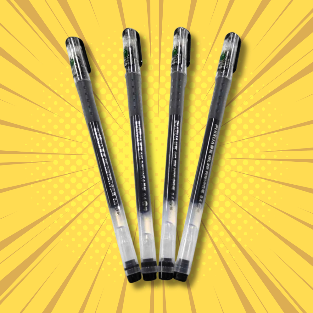 

Bolpoin/Pulpen Gel Hitam HY1020 Zuixua 0,4mm