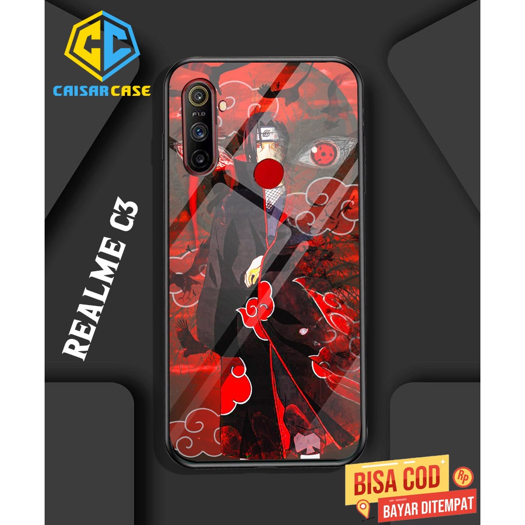 Case Realme C3 - Casing Realme C3 - ( Itachi ) - Case Hp - Casing Hp - Softcase Hp - Softcase Glass 