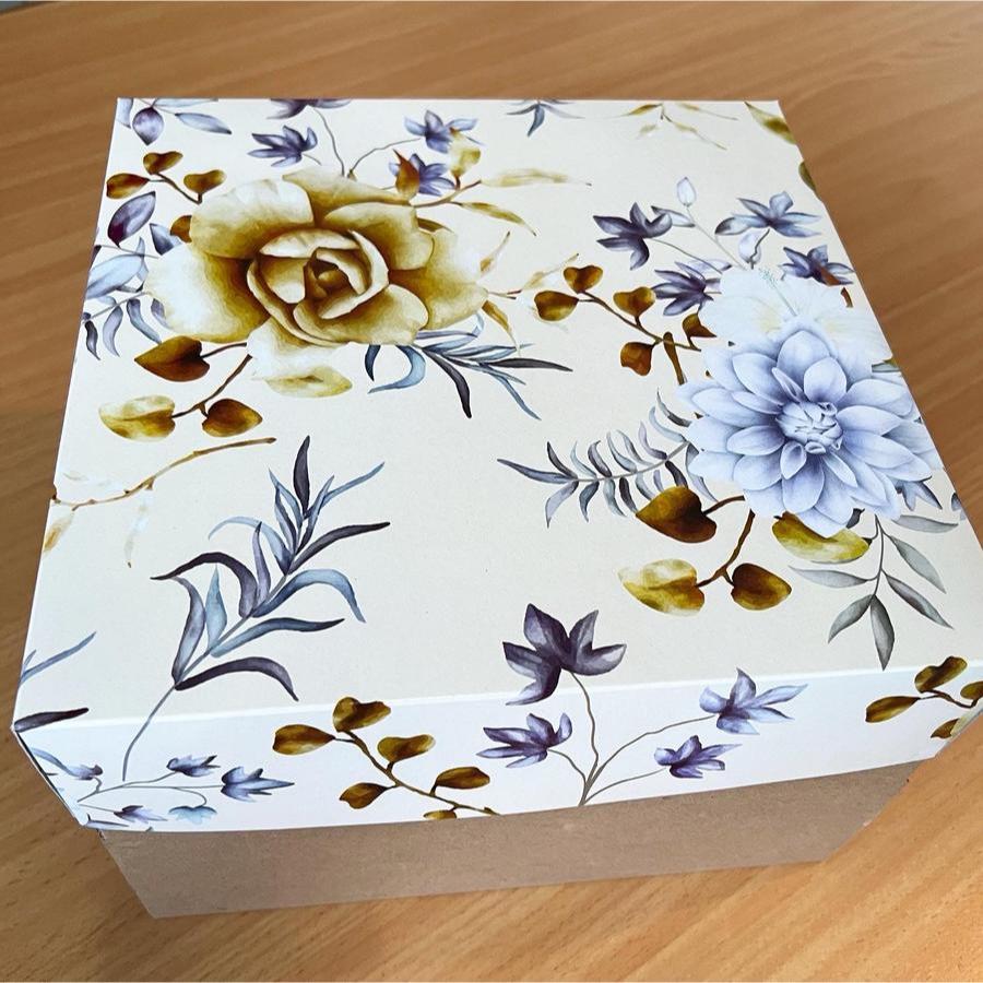 

Dus kue edisi two flower ukuran 25