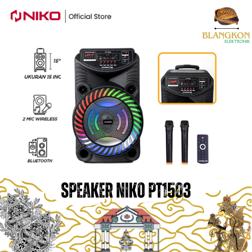 SPEAKER NIKO PT 1503 / PT 1503 / PT 1502 / PT 1501 / PT 1202 / PT 1201
