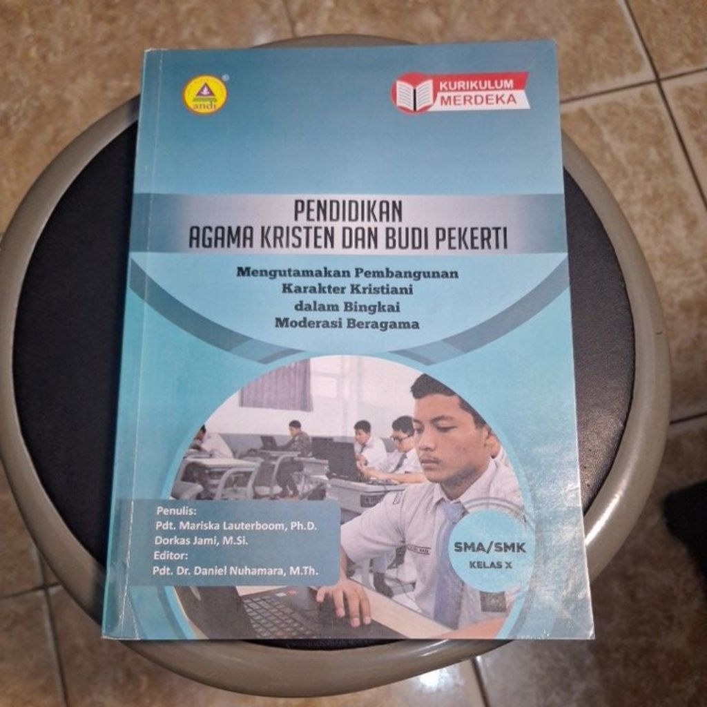 preloved buku Pendidikan Agama Kristen dan Budi Pekerti kelas 10 penerbit Andi