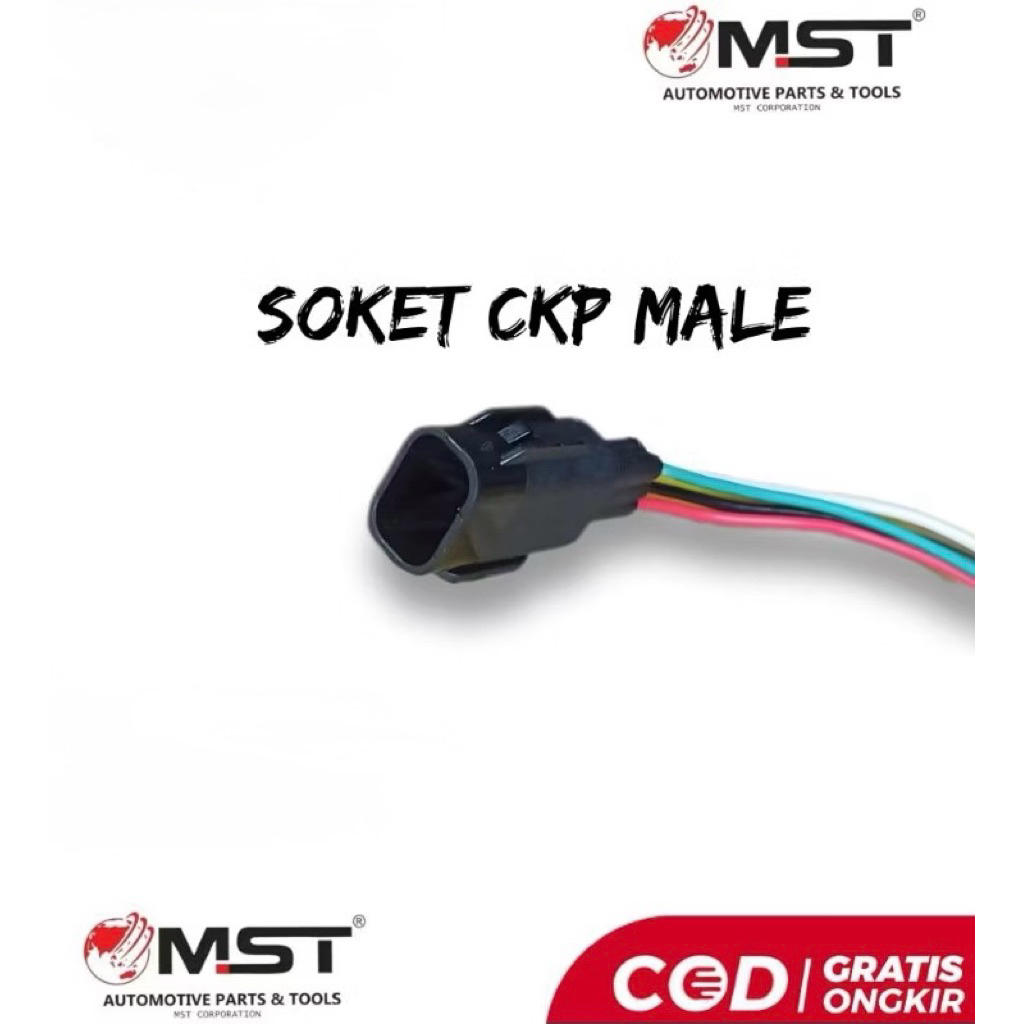SOKET SENSOR CKP BEAT ESP MALE VARIO 125 LED, VARIO 150 OLD NEW, AEROX, LEXI MST OTO PARTS