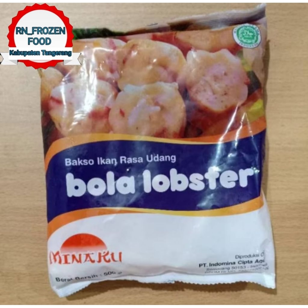 

MINAKU BOLA LOBSTER 500gr | Bakso Ikan Rasa Udang