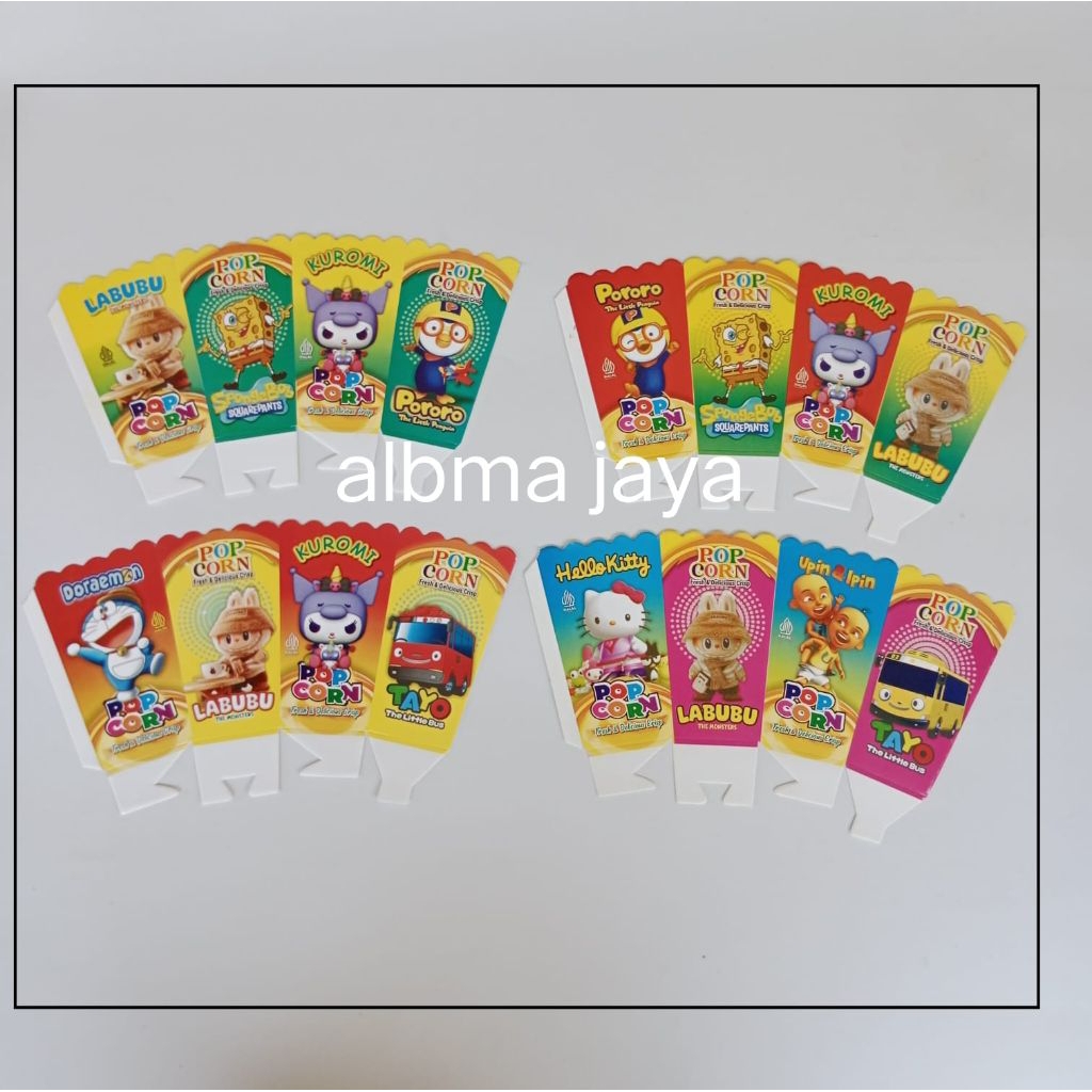 

(14x8) KEMASAN POPCORN//DUS POPCORN//KERTAS POPCORN//KEMASAN POPCORN