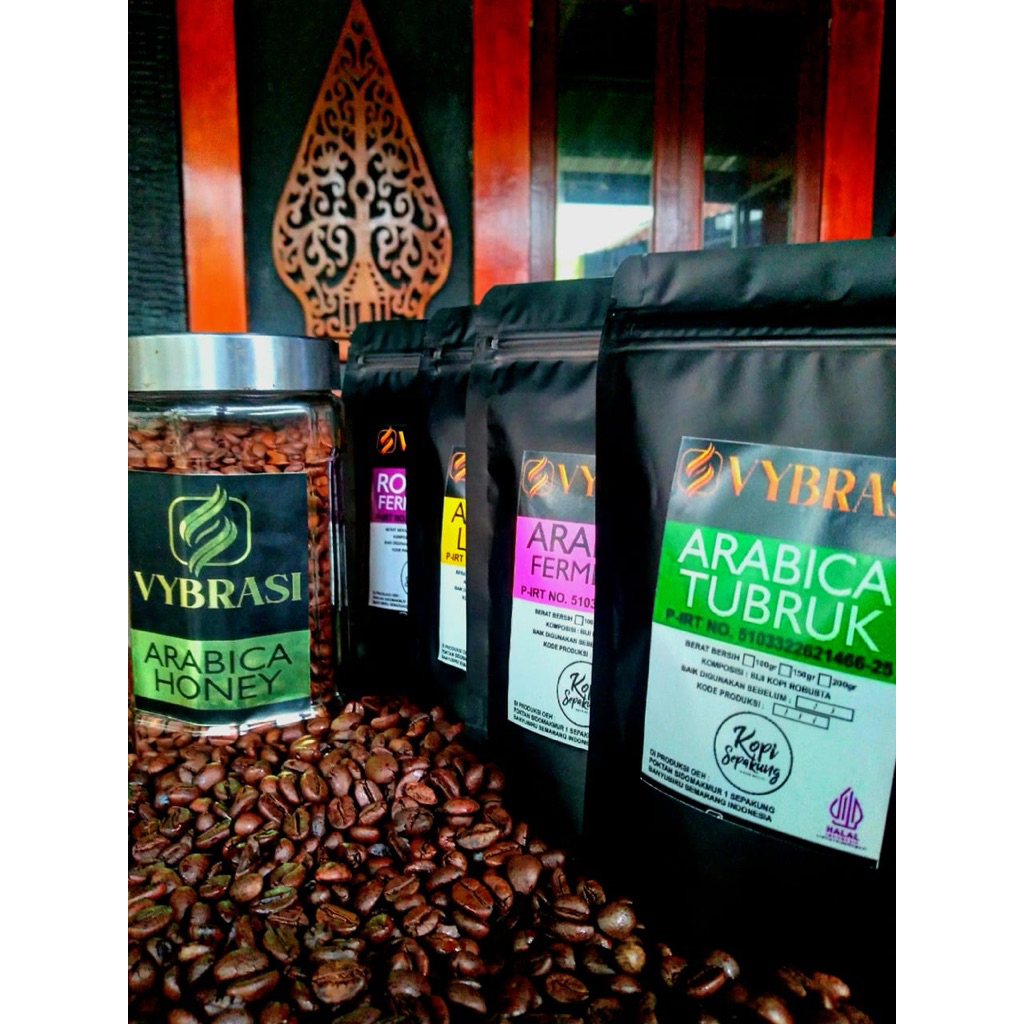 

VYBRASI Kopi arabica bubuk kemasan 150gr