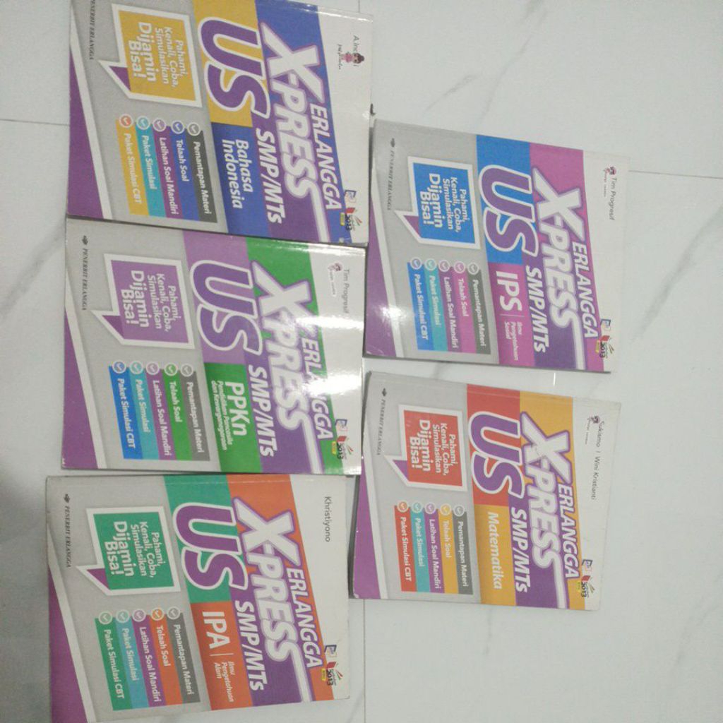 (preloved) Buku X-PRESS ERLANGGA SMP/MTs US