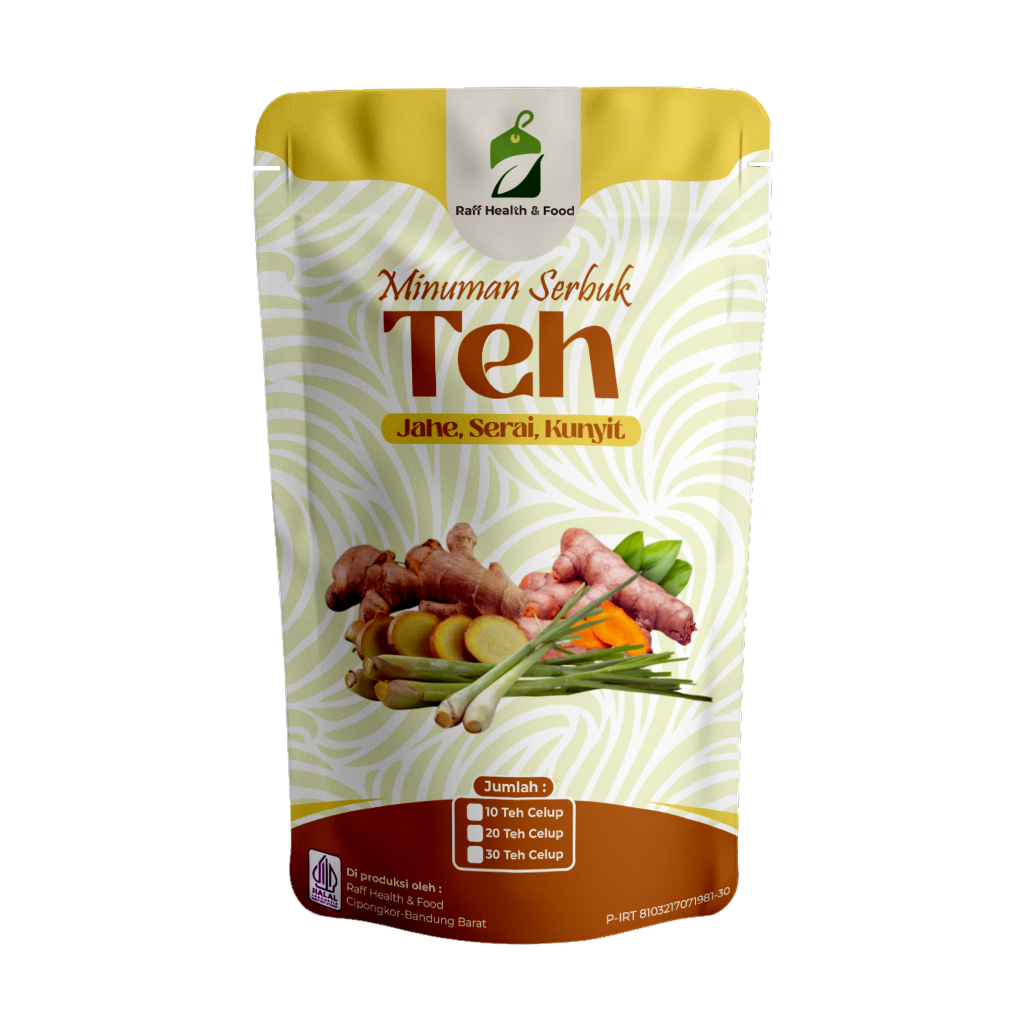 

Teh Jahe Serai & Kunyit Isi 10 Tea Bag Ginger Lemongrass Tumeric Tea