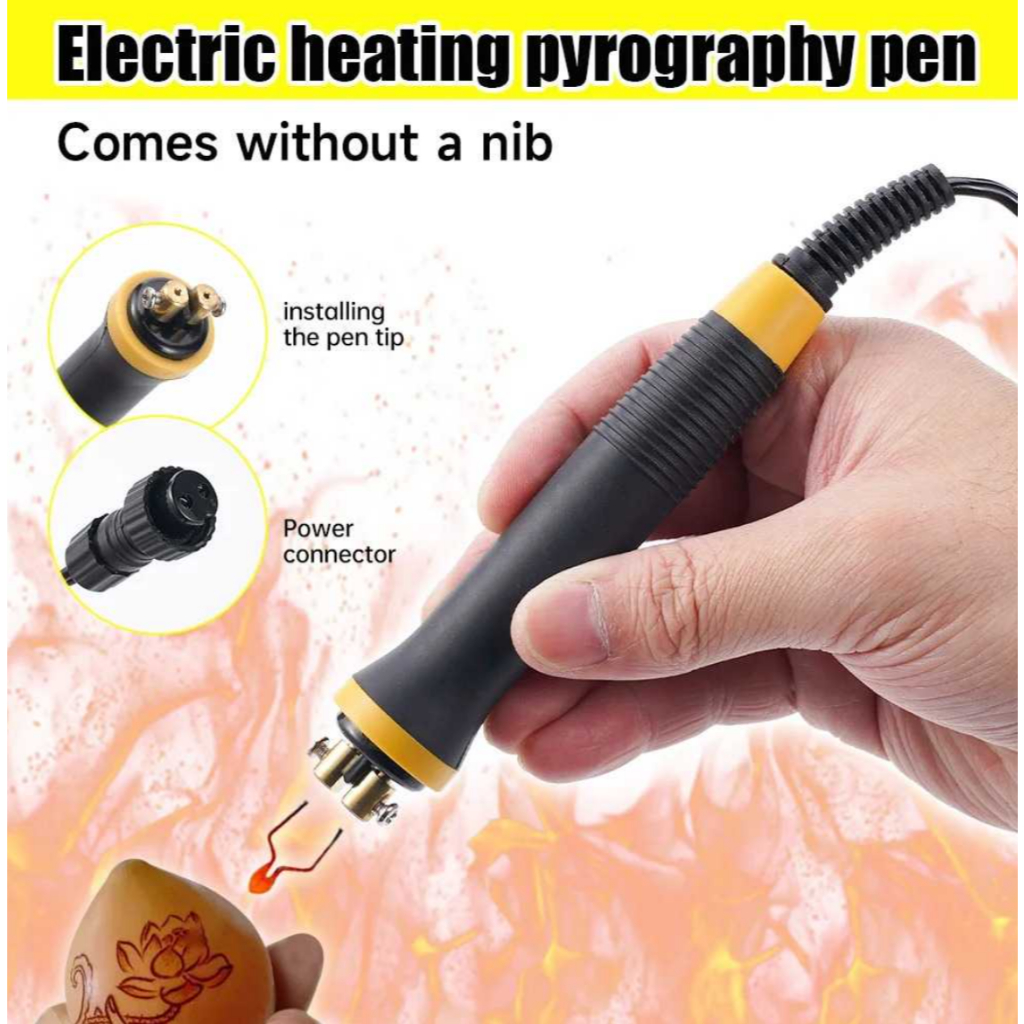 

SHENSHI シェンシ Pyrography Pen Wood Soldering Solder Ukir Lukis Kayu 220V 50W