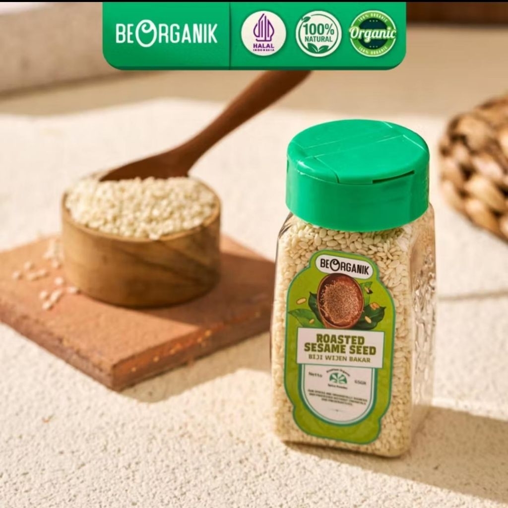 

BEORGANIK BIJI WIJEN BAKAR 65GR - ROASTED SESAME