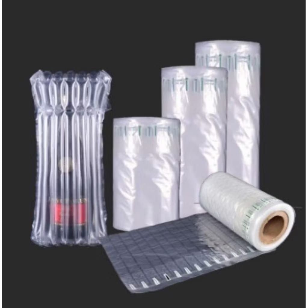 

produsen bubble wrap tabung tebal/inflatable air bubble/ketebalan 55mikro(sangat tebal)cushion column panjang 150 cm, lebar 15-30meter