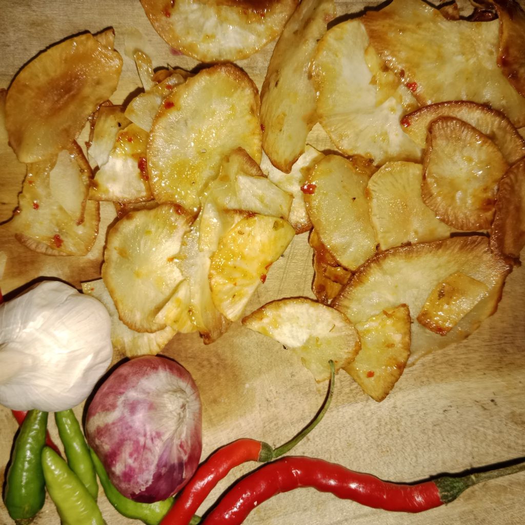 

Keripik Singkong Pedas Manis Al-Baik