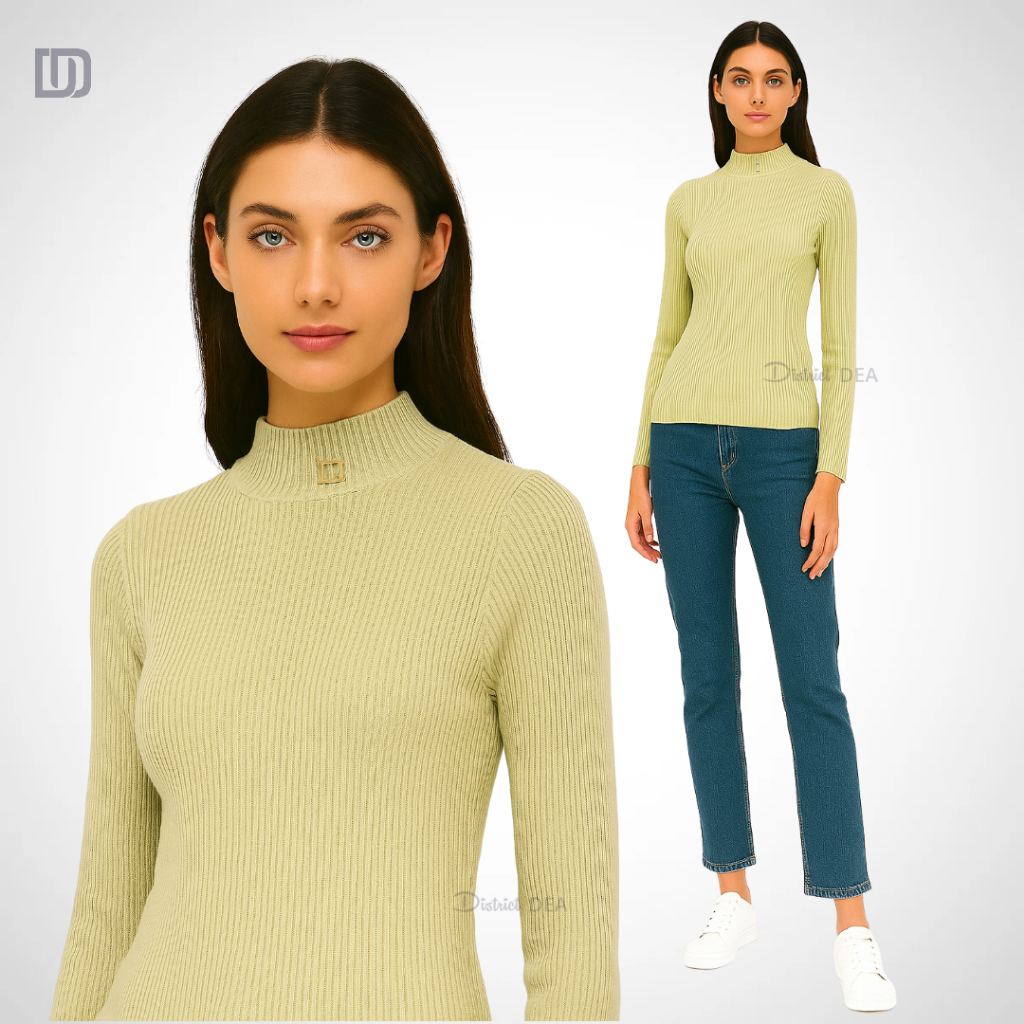 DISTRICT DEA - DD Basic Knit / Atasan Rajut / Inner Rajut / Inner knit / inner rajut wanita