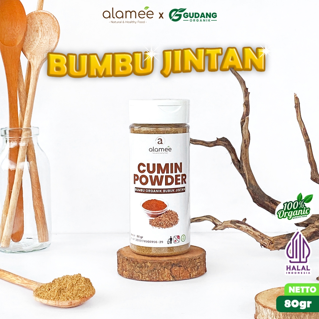 

alamee bumbu organik jintan tabur rempah aromatik yang menambah kelezatan dan memperkaya masakan