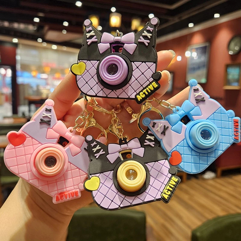 TOPPERCAKE51_Gantungan Kunci Kamera Proyektor Sanrio Imut RANDOM / Gantungan Kunci Lampu Sorot Karak