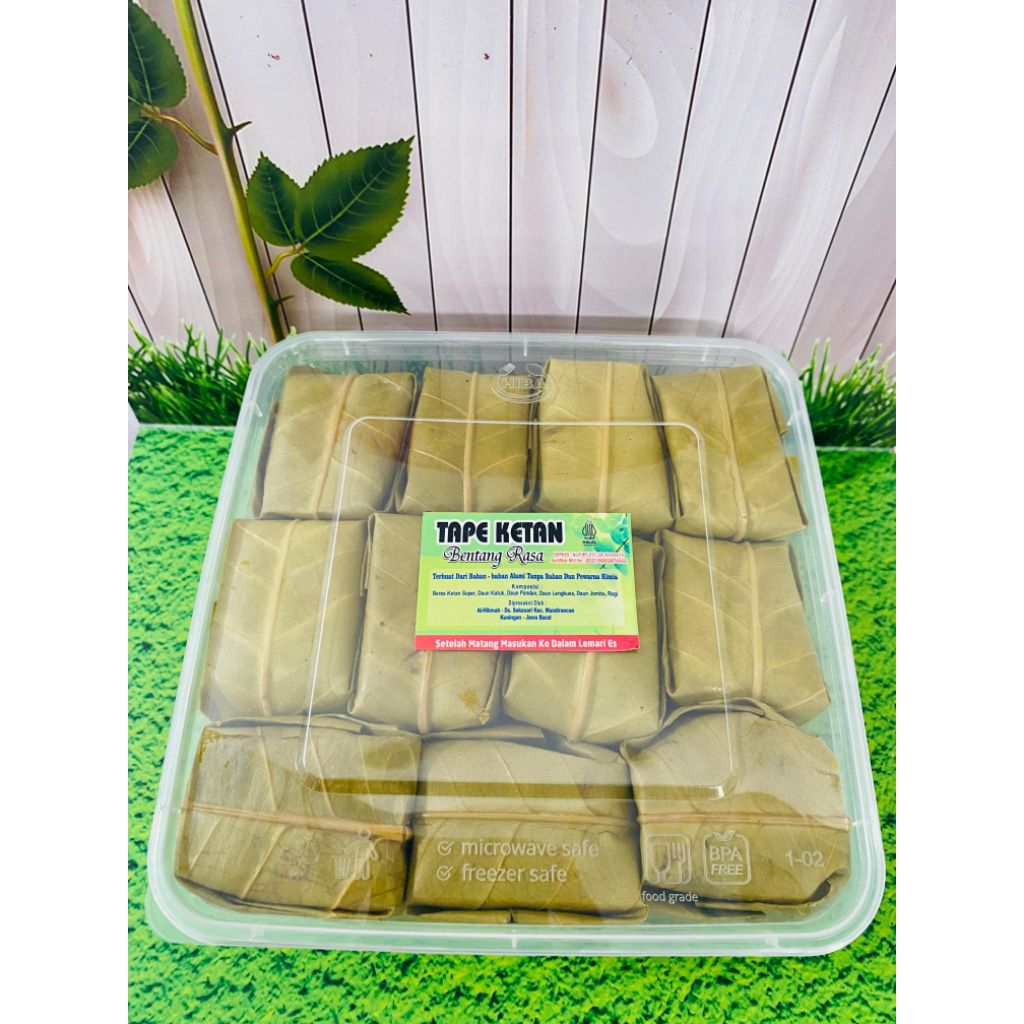 

tape ketan putih daun jambu khas kuningan isi 30 pcs+ buble wrap