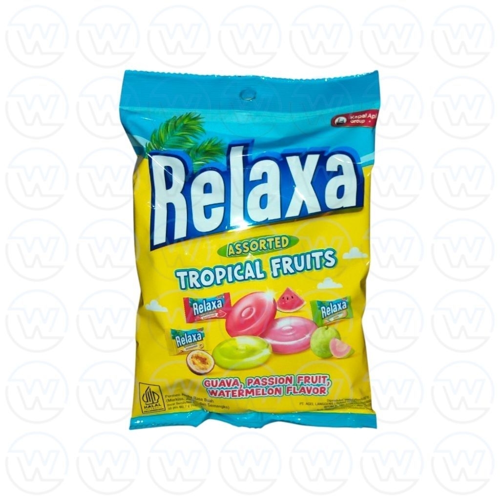 

RELAXA ASSORTED TROPICAL FRUITS BAG NETTO 115 GR muraah