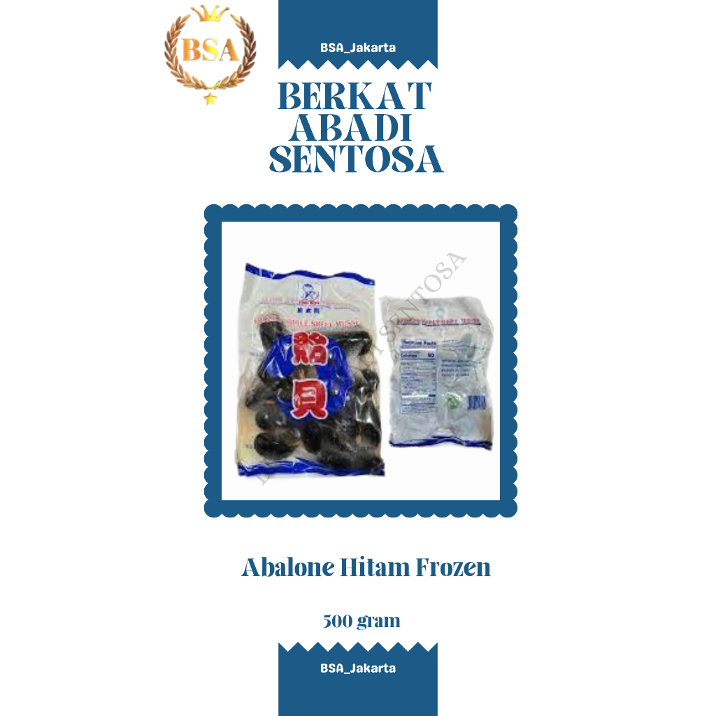 

Abalone Hitam Frozen (500 gram)