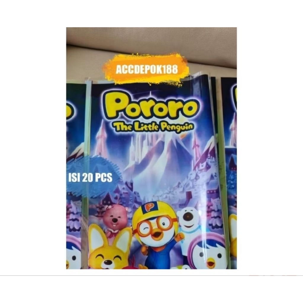 

ISI 20 PCS + KAWAT / KANTONG PLASTIK PARCEL UKURAN 20X40 / BINGKISAN ULANG TAHUN ANAK PARCEL KUE SNACK ULTAH GOODIE BAG PARTY