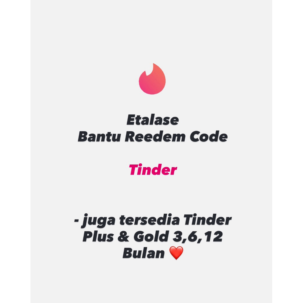 Bantu Reedem Tinder Code