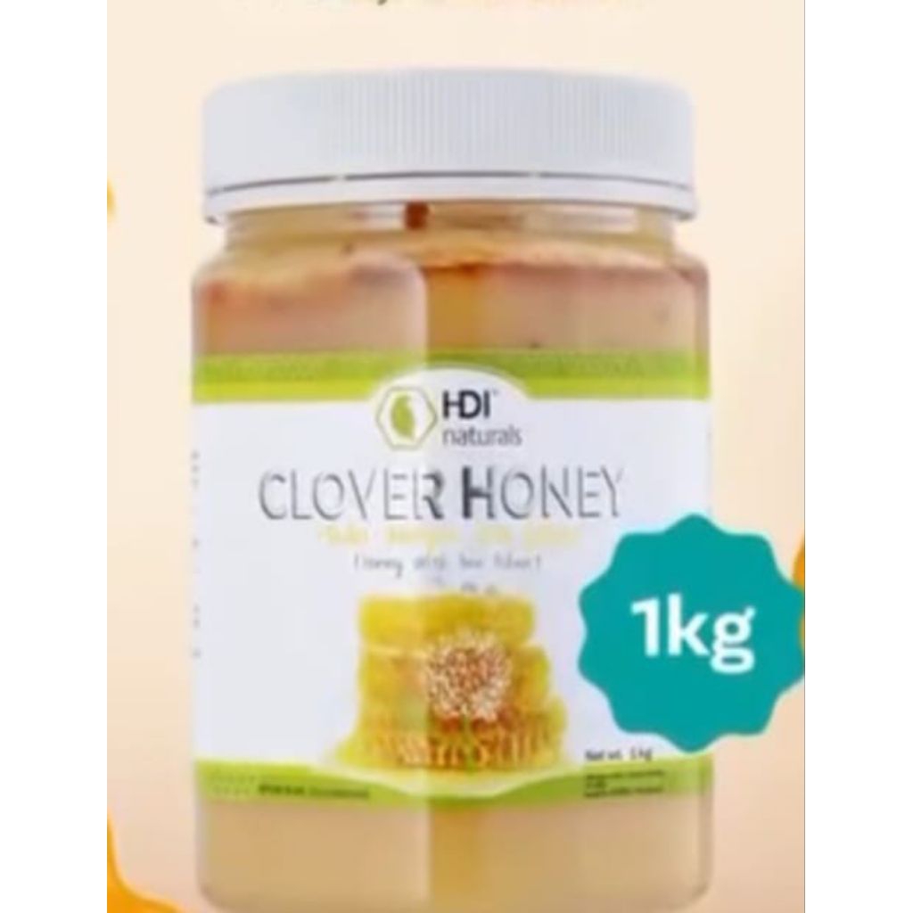

madu clover honey 1kg exp 2028 original free sendok kayu