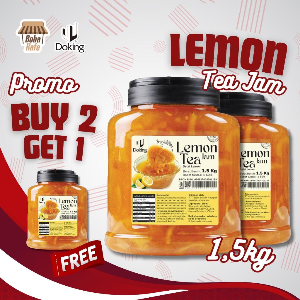 

PROMO KEMERDEKAAN BELI 2 GRATIS 1 - Doking Lemon Tea Jam @1.5kg x 3 jar