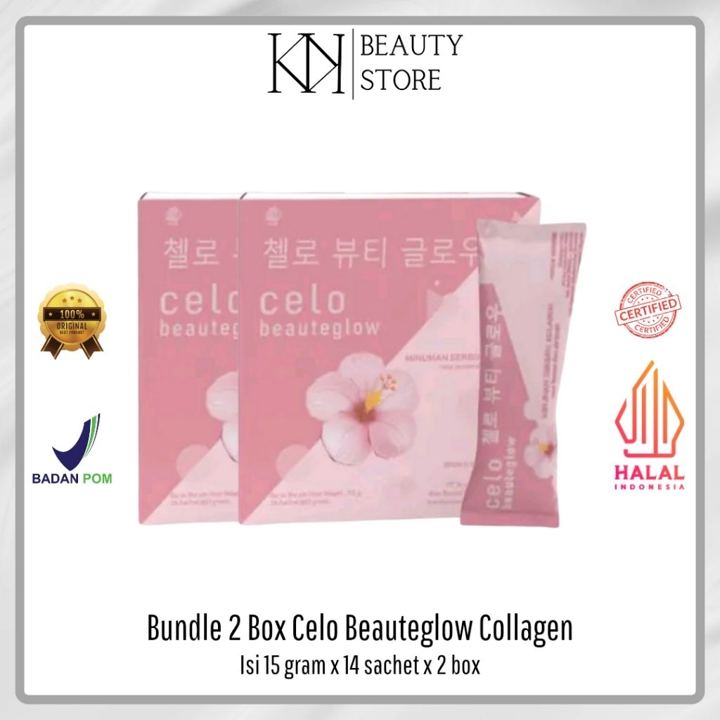 (READY STOCK) BUNDLE 2 BOX CELO BEAUTEGLOW COLLAGEN - celo.beaute - celobeautebycece - celobeauteoff