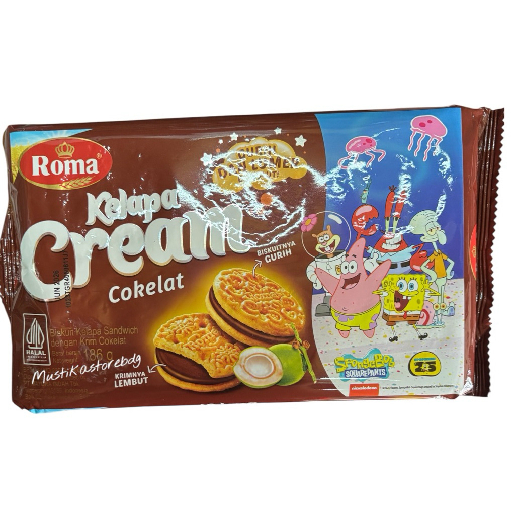 

Roma Kelapa Cream Cokelat Pak