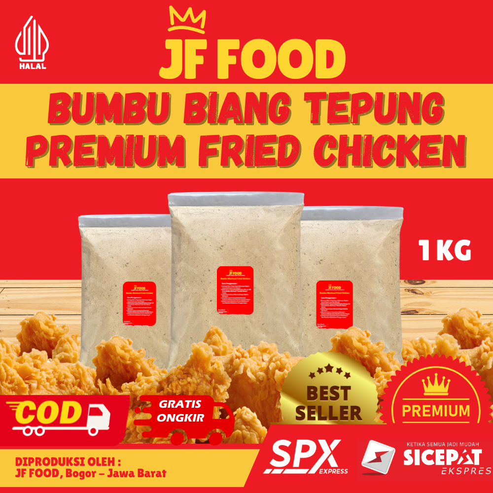 

Biang Tepung Fried Chicken Premium 1Kg