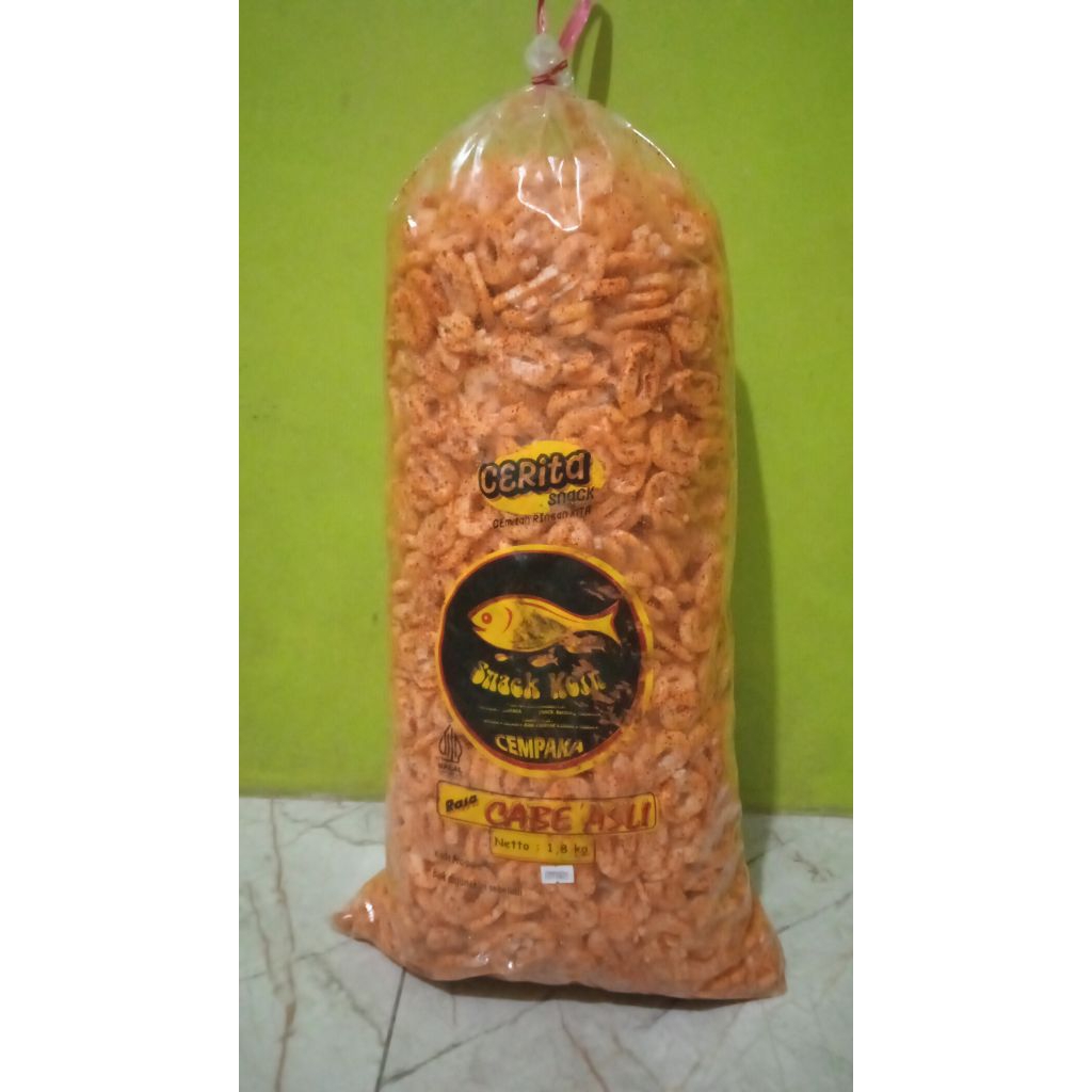 

1 Bal Krupuk koin pedes Netto: 1,8 kg