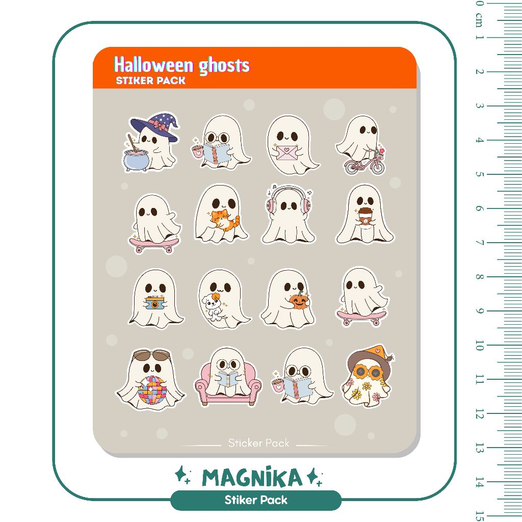 

Stiker Pack - Stiker Cutting - Sticker Halloween