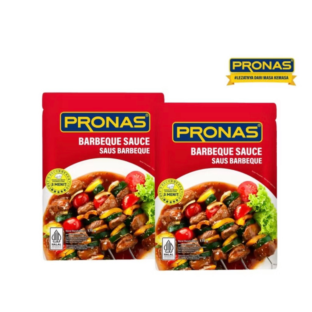 

Pronas Saus Barbeque 175gr - Pronas Saus BBQ 175gr