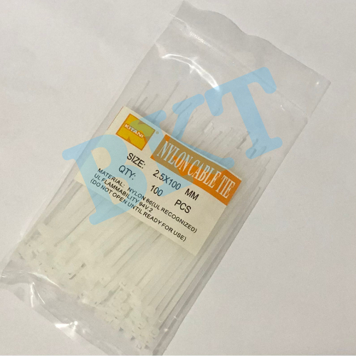 

KITANI _____ KABEL TIES UKURAN 2.5X100MM MERK KITANI ISI 100BIJI / KABEL TIES KITANI 10CM