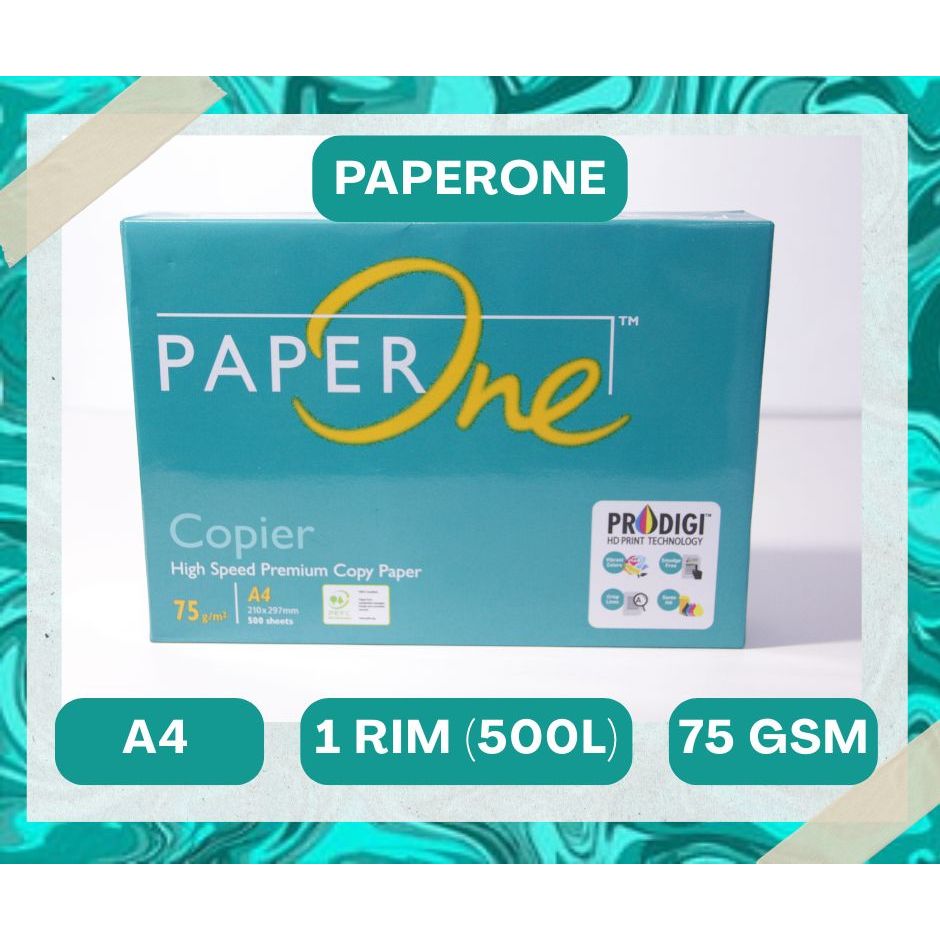 

PaperOne Copier Kertas HVS A4 75 gsm (Isi 500 Lembar)