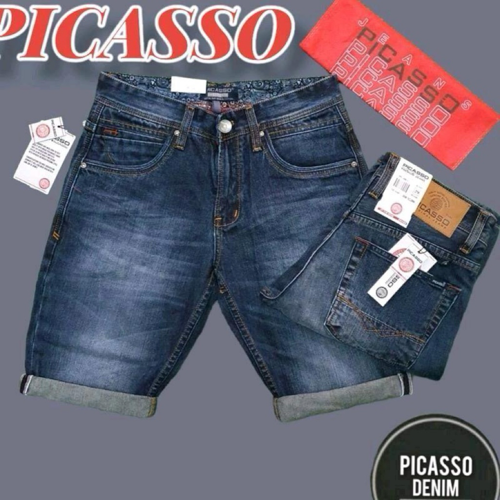 CELANA PENDEK PICASSO ORIGINAL JEANS PRIA