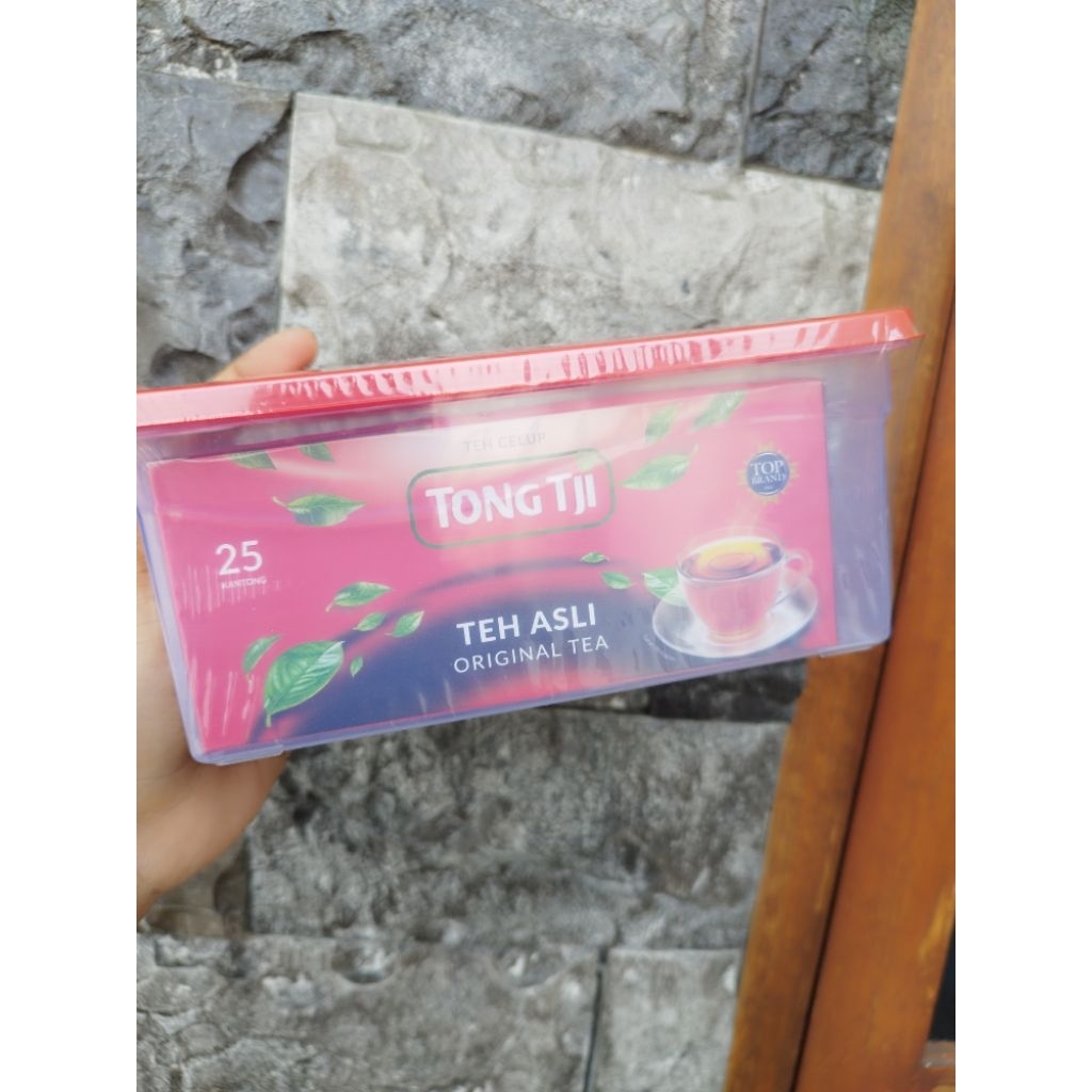 

1 box tong tji isi 25kantong teh free tepak warna random