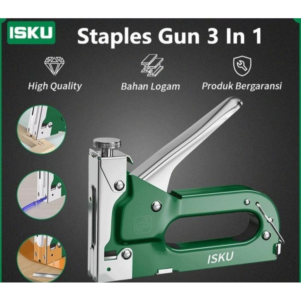 

STEPLER GUN ISKU - STEPLER TEMBAK 3 IN 1 ( ISKU )