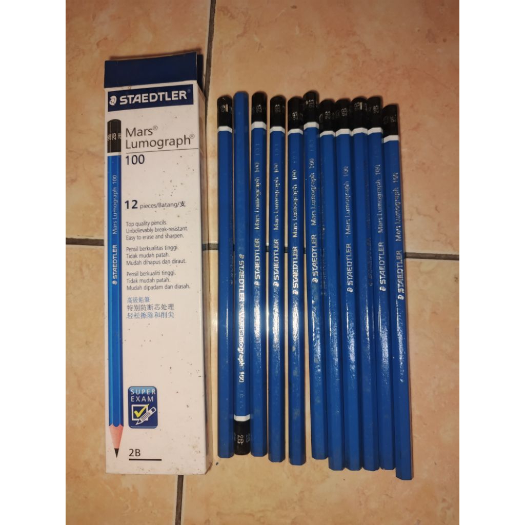 

Ecer Pensil / Pencil 2B Staedtler Mars Lumograph (1pc)