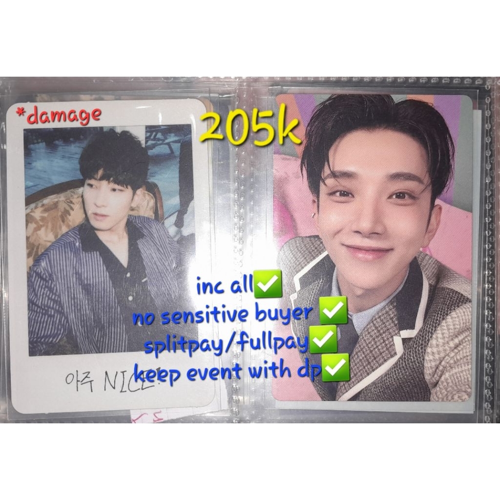 official photocard seventeen joshua shua dongak bundle