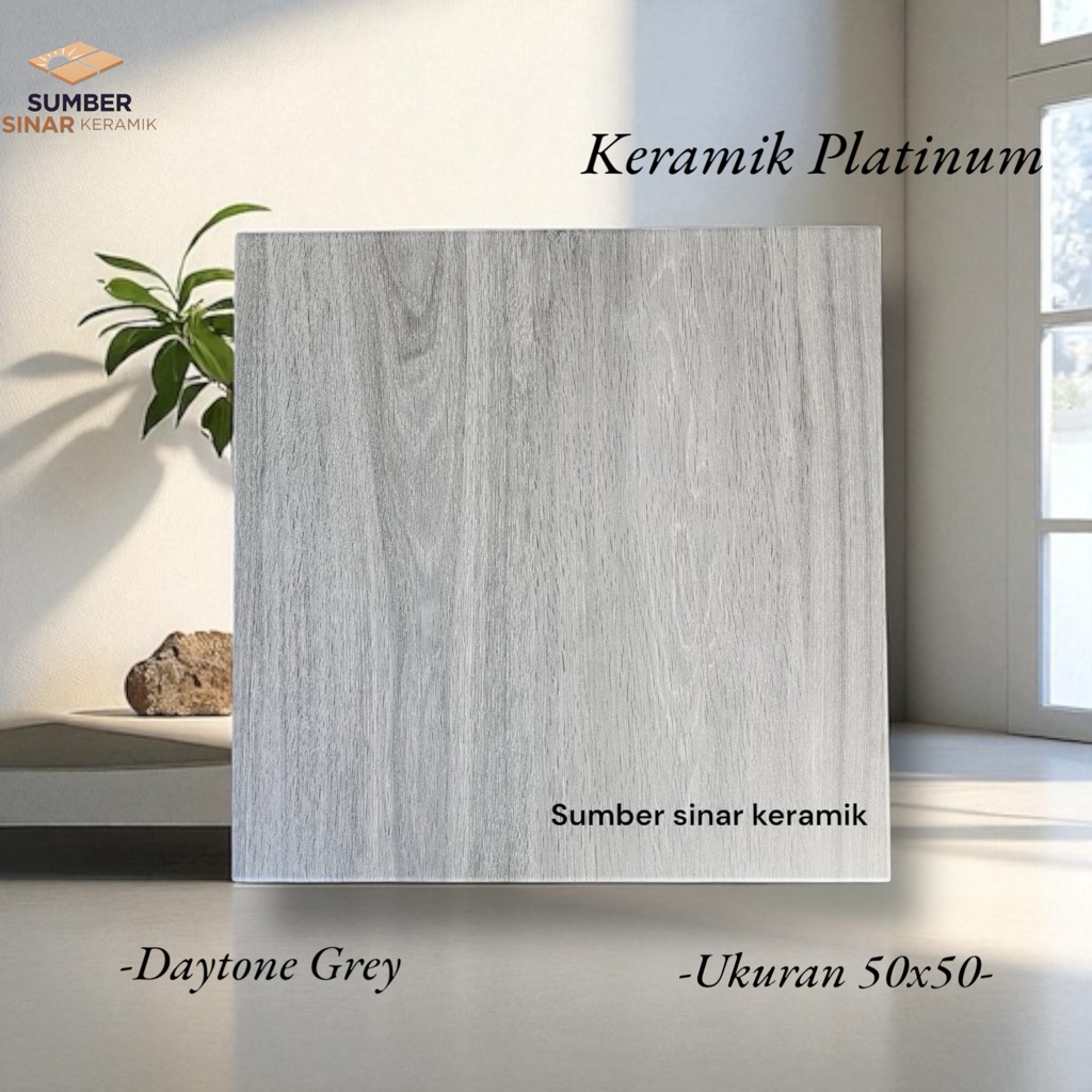 Keramik 50x50 Platinum Daytone Grey