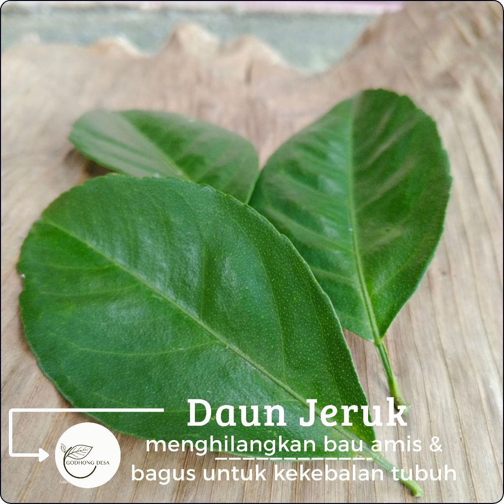 

DAUN JERUK 100 gram l HERBAL l bumbu dapur SEGAR