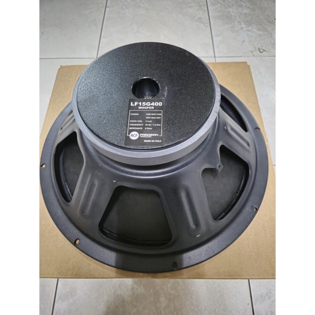 SPEAKER KOMPONEN RCF LF15G400 15g400 15 INCH COIL 3IN MID LOW SUB