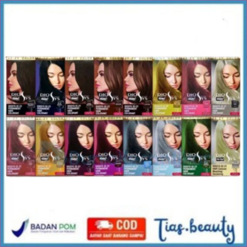 DIOSYS HAIR COLOR | DIOSYS CAT RAMBUT |