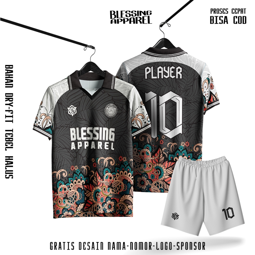 JERSEY CLUB BOLA FULLPRINTING / JERSEY FUTSAL DAN BOLA DESAIN NAMA