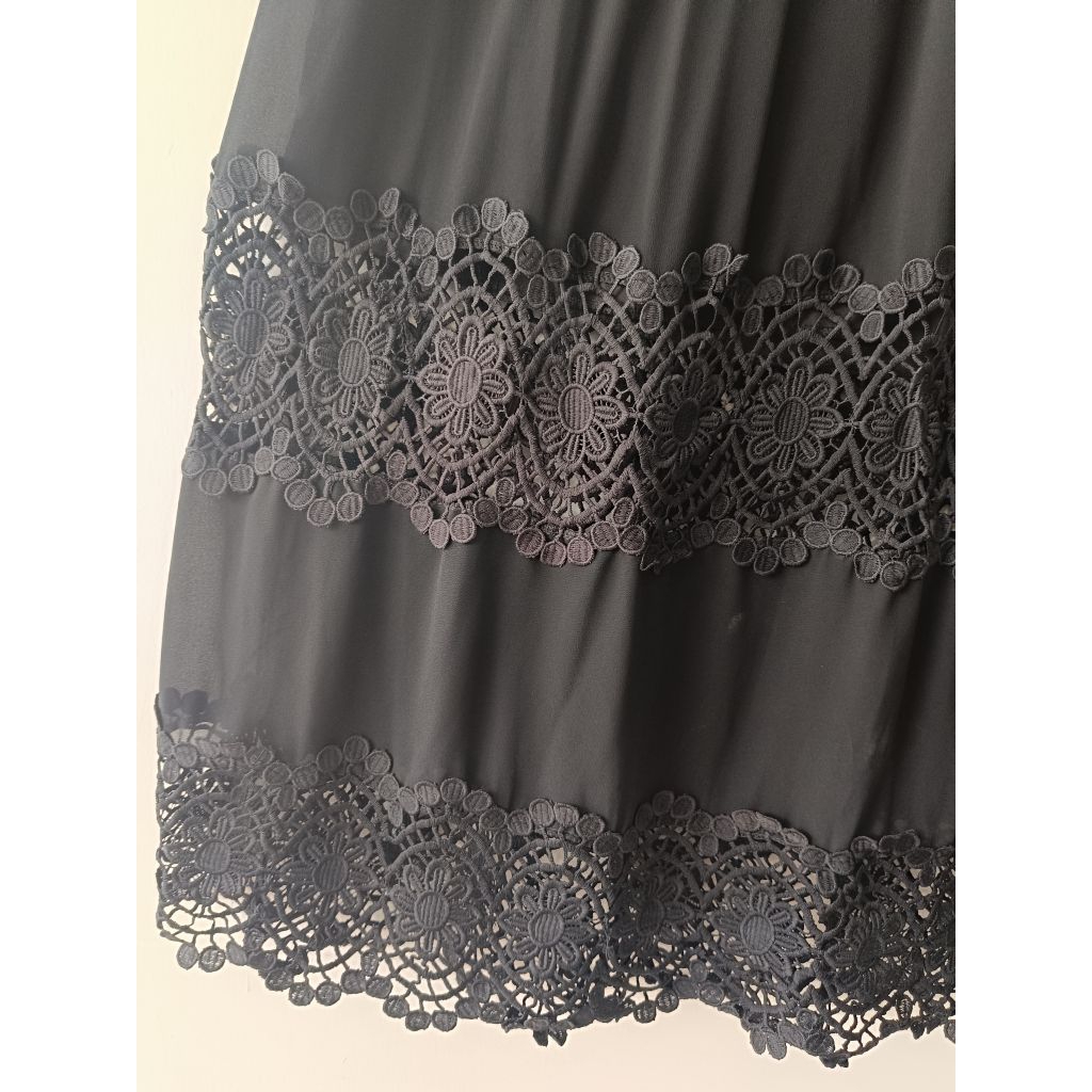 LONG DRESS PRELOVED BORDIR PRADA/ PRELOVED DRESS PESTA