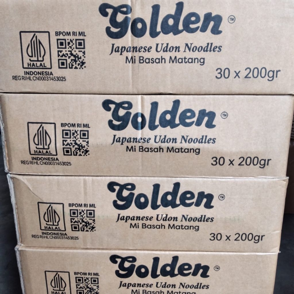

golden mie udon 200 gr x 30 pcs [ 1 karton ]
