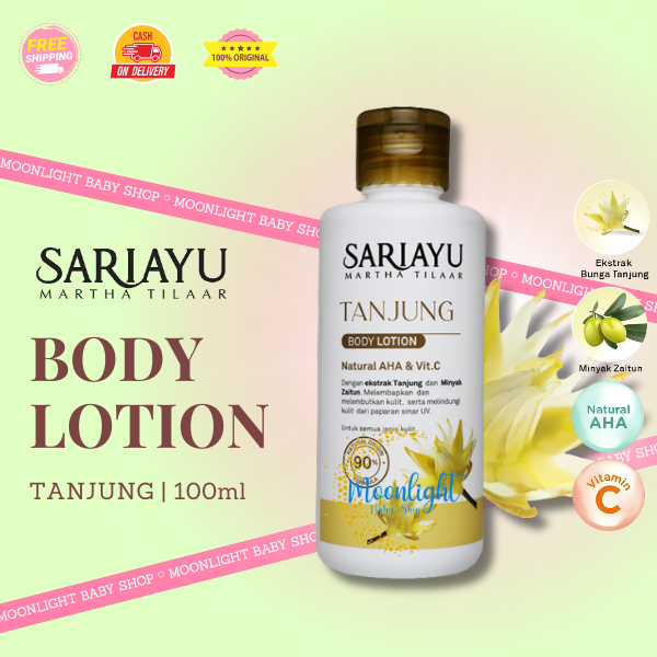 Sariayu Tanjung Body Lotion 150 ml - Kulit Lembut, Harum & Terawat Alami